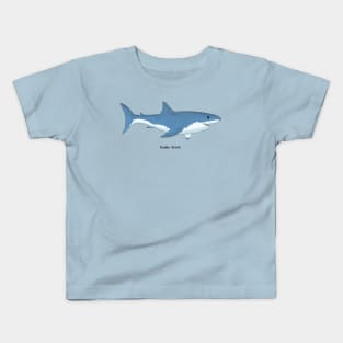 Daddy Shark Great White Shark Design Kids T-Shirt